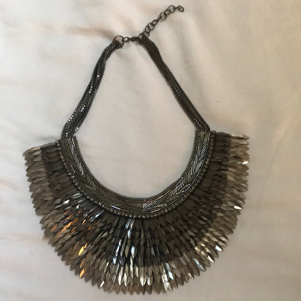 Stella & Dot silver Pegasus necklace